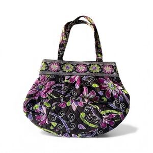 Vera Bradley Multicolor Floral Bag Black Accents